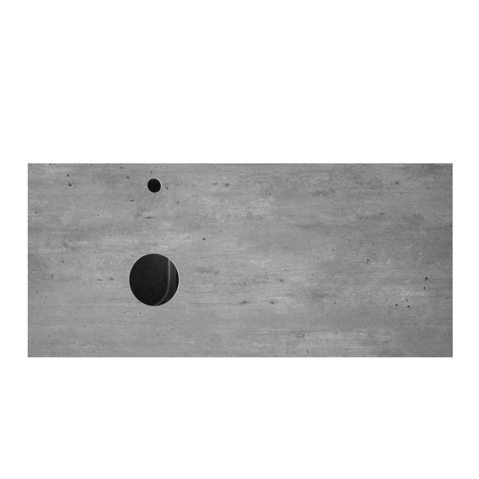 Тумба подвесная Infinity 100 - 20 бетон SANITA LUXE INFSLCW10023021W1 - Вид №7