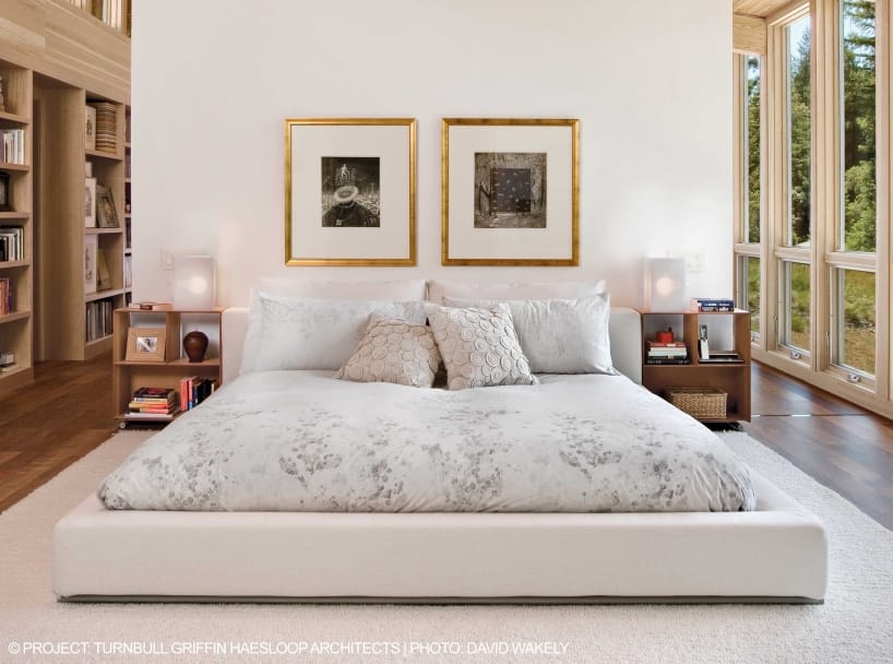 Съемная двуспальная кровать из ткани Flexform Основа ARCH-00127374 - Вид №3