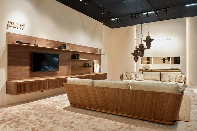 Punt Настенная деревянная оборудованная стена с подставкой под телевизор sun-id-1363493 - Вид №4