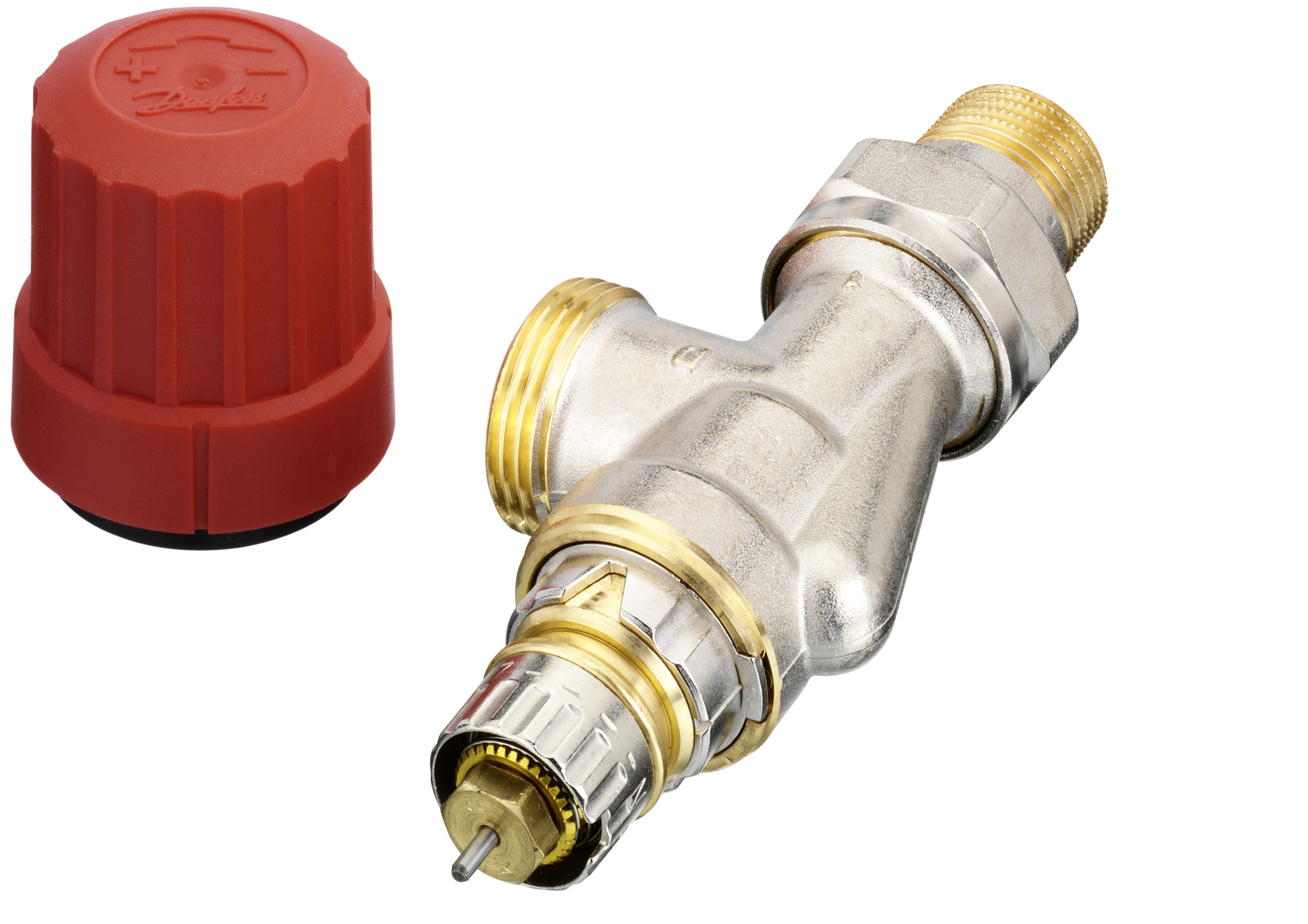 Danfoss Клапан RTR-N/RA-N для двухтрубной системы отопления RTR-N 15 Кл. т-рег. Угл. трехос, лев. 013G7022  - Вид №27