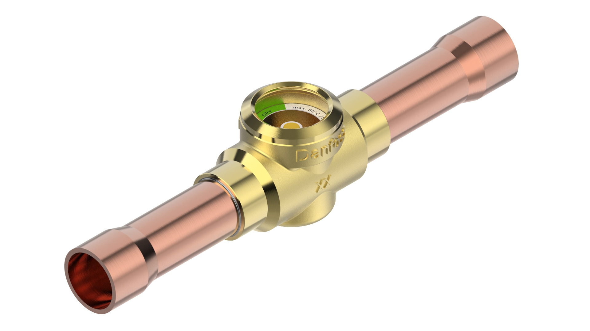 Danfoss SGP N — Смотровые стекла с индикатором влажности SGP 16s N Cтекло cмотровое 014L0184  - Вид №3