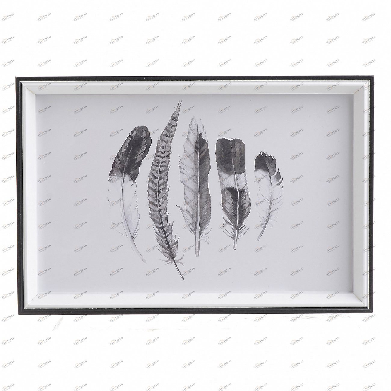 Постер в раме черно-белый 30х20 см Scandinavian Password TO4ROOMS SCANDINAVIAN PASSWORD 00-3893364 Черно-белый 