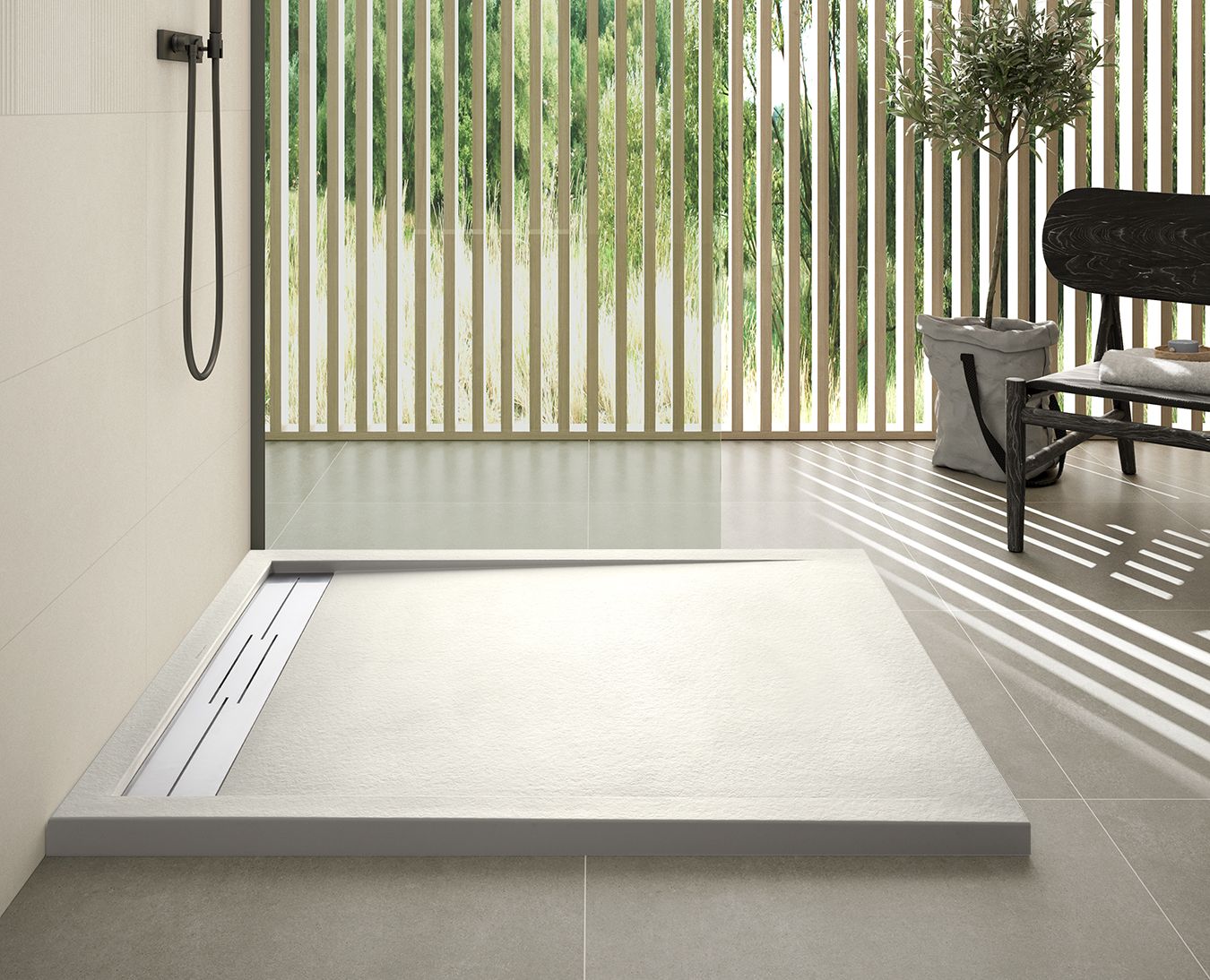 MCBATH Andrómeda Stone Nox R1 100x80 прямоугольный бежевый sun-id-1959246 - Вид №3