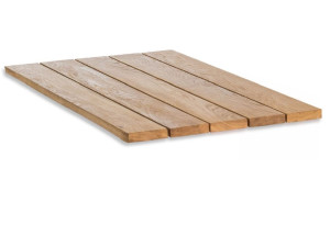 Прямоугольная столешница из тикового дерева