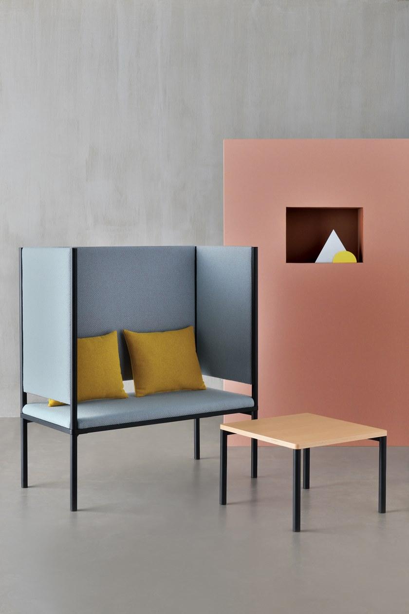 Crassevig Модульная тканевая скамья со спинкой Plug sun-id-1454022 - Вид №5