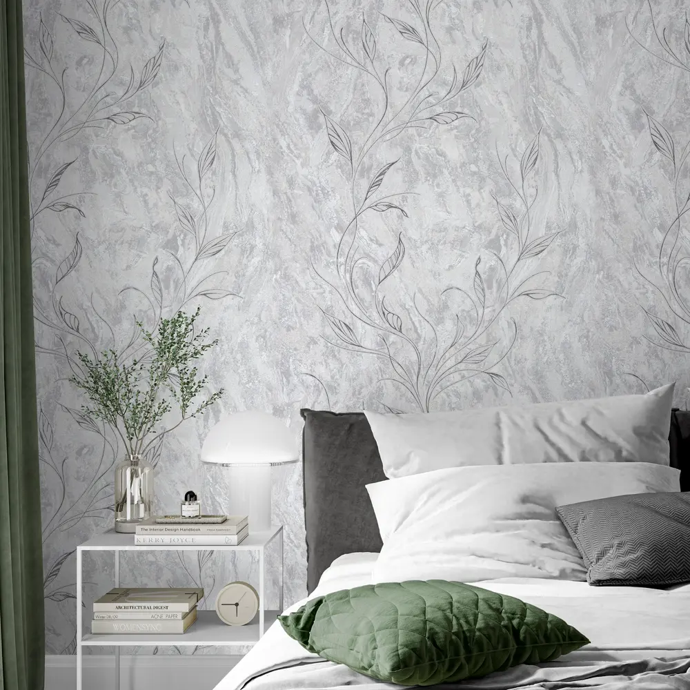 Обои виниловые Palitra Home Протект-Грация серые 0.53 м HC11063-41a STLM-2062600 - Вид №4