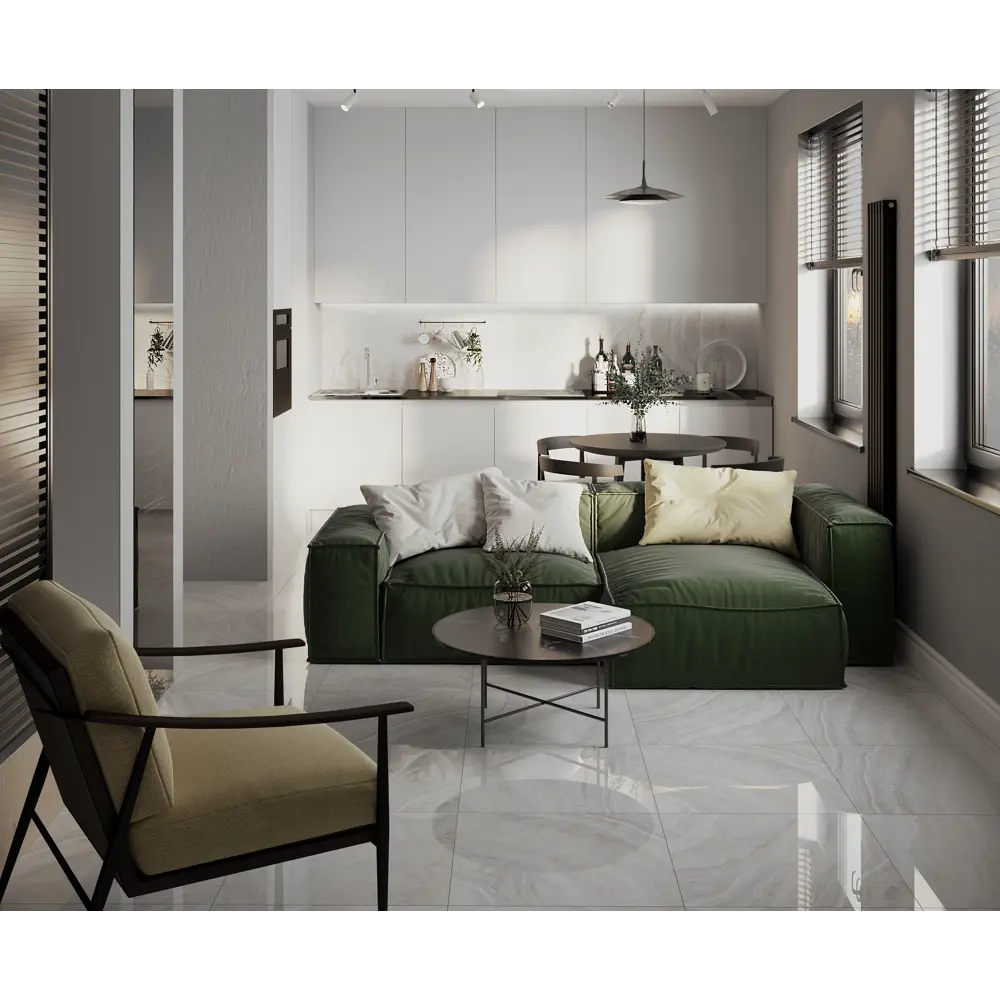 Керамогранит Onyx Rainbow 60x60 см 1.44 м² цвет белый Santreyd STLM-2033417 - Вид №3