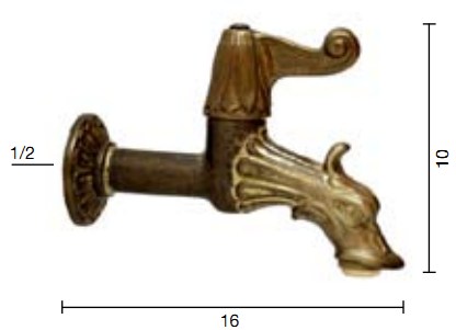 Кран садовый MIGLIORE Artistica ML.ART-0147 ML.ART-0147.BR - Вид №1