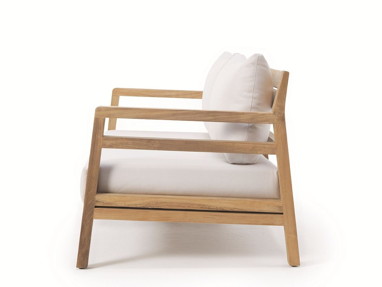 Садовое кресло из тикового дерева с подлокотниками Ethimo Costes ARCH-00118321 - Вид №20