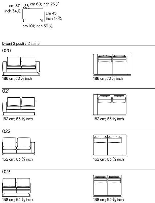 AMURA 6-местный угловой диван в коже Dorsey Am023.061+082 - Вид №2