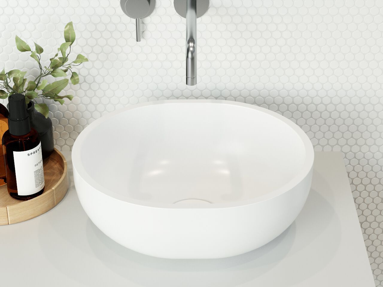 Овальная столешница из Долотека© Acquabella Acquawhite ARCH-00134063 - Вид №2