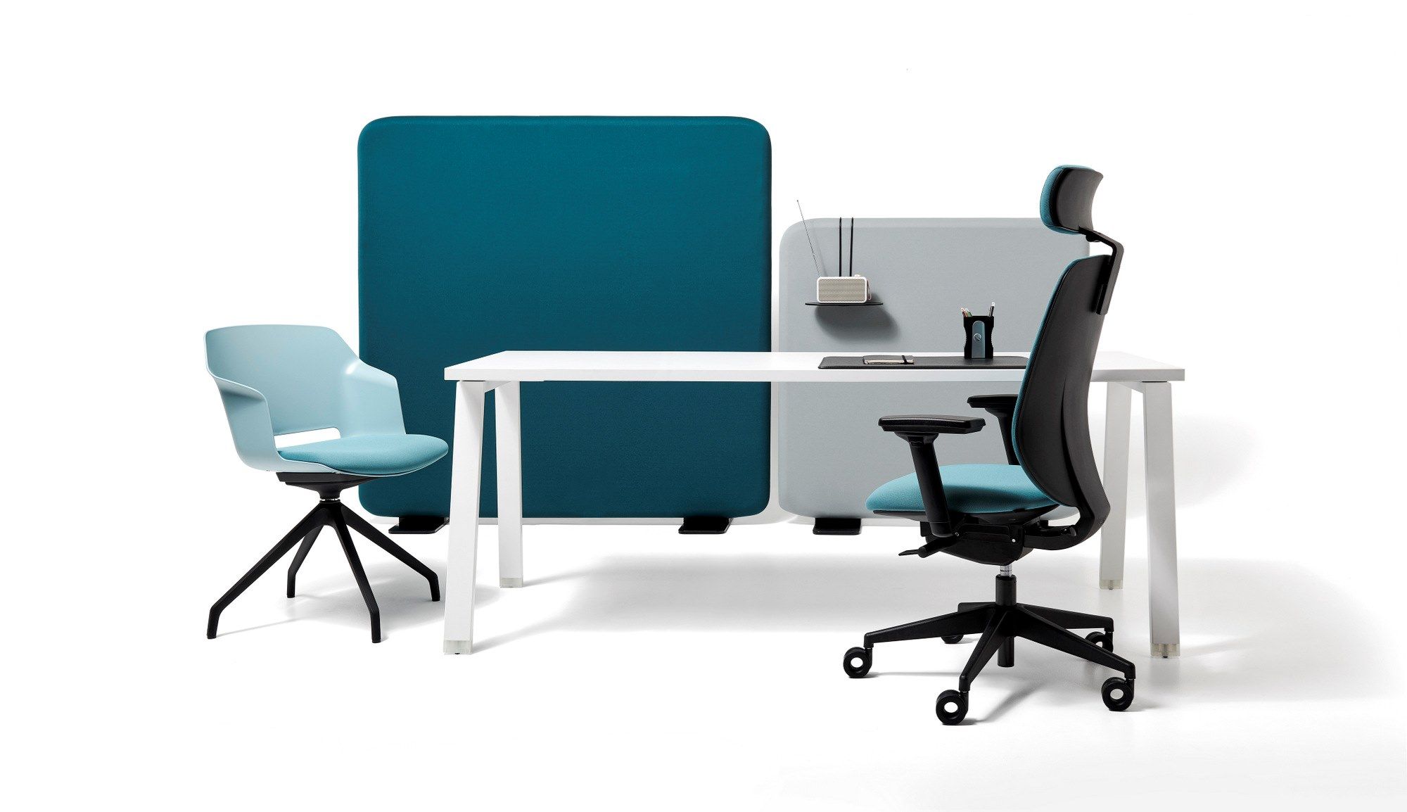 5 спиц подлокотник ткань регулируемая высота операционный стул офис Diemme Кожа ARCH-00051264 - Вид №5