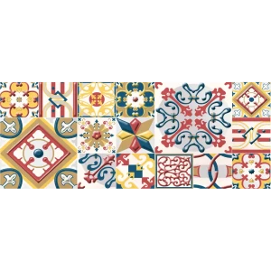 Декор настенный Azori «Festa Maiolica» 20.1x50.5 см разноцветный 82472924 STLM-2012783