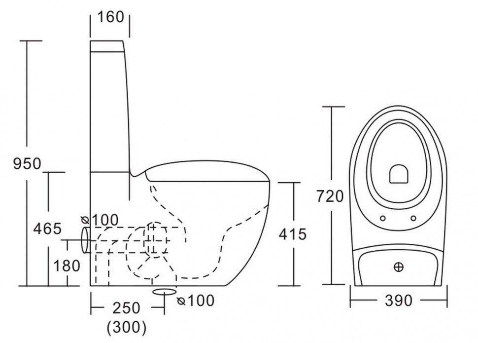 2451 Унитаз напольный LAB.Space  - Вид №2