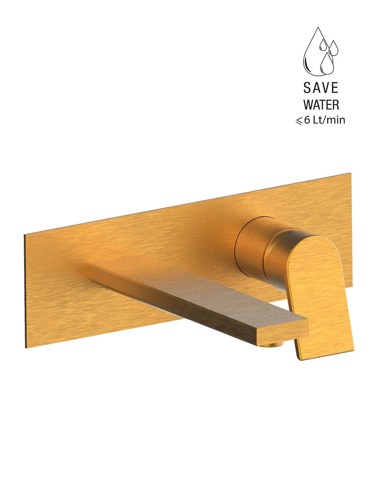 Настенный однорычажный смеситель для раковины без слива Rubinetterie Frattini Gintonic ARCH-00069603 - Вид №10