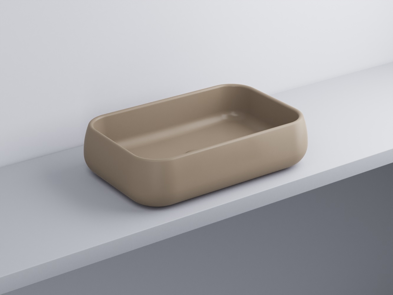 SHLAA60-AN Раковина накладная прямоугольная 60 cielo Shui Ceramica Cielo