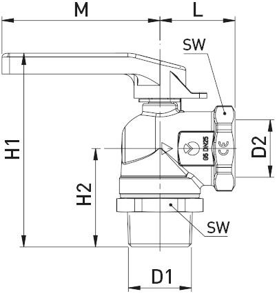 TECO Клапаны с замком для двухтрубных счетчиков газа G5 sun-id-1505047 - Вид №2