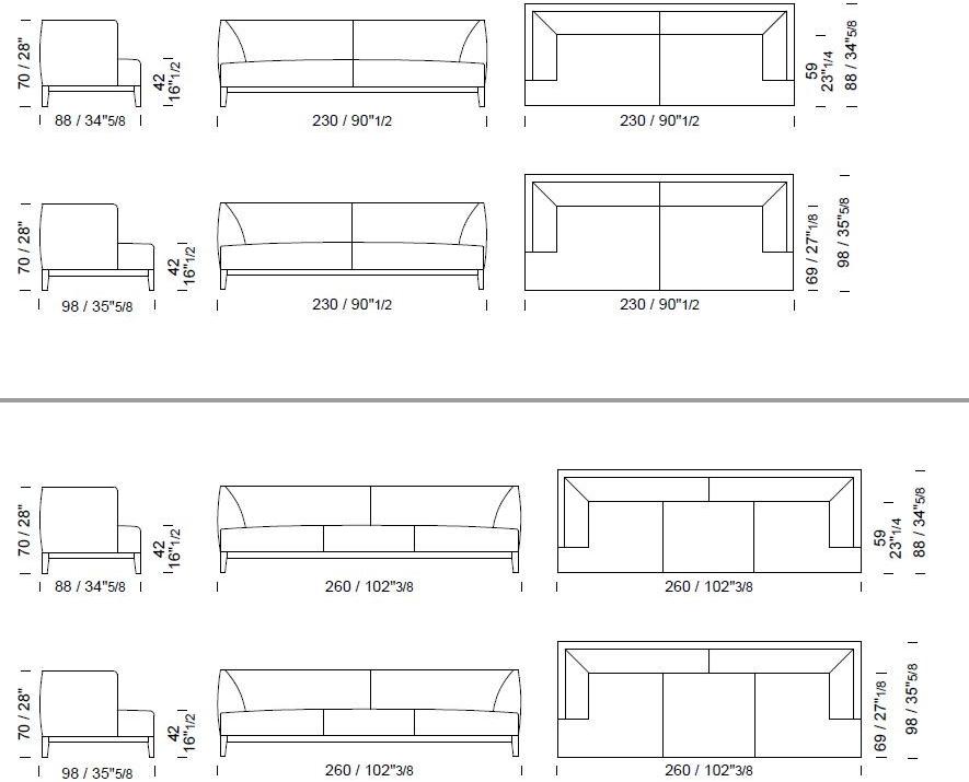 Borzalino 3-х местный бархатный диван Greg sun-id-1360912 - Вид №2