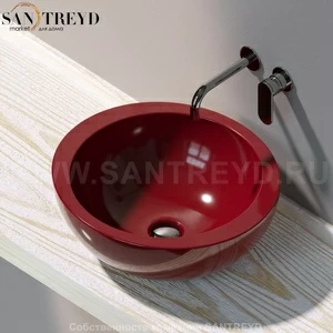 FT52L3011 Накладная раковина на столешницу  круглая Ceramica Flaminia Fonte