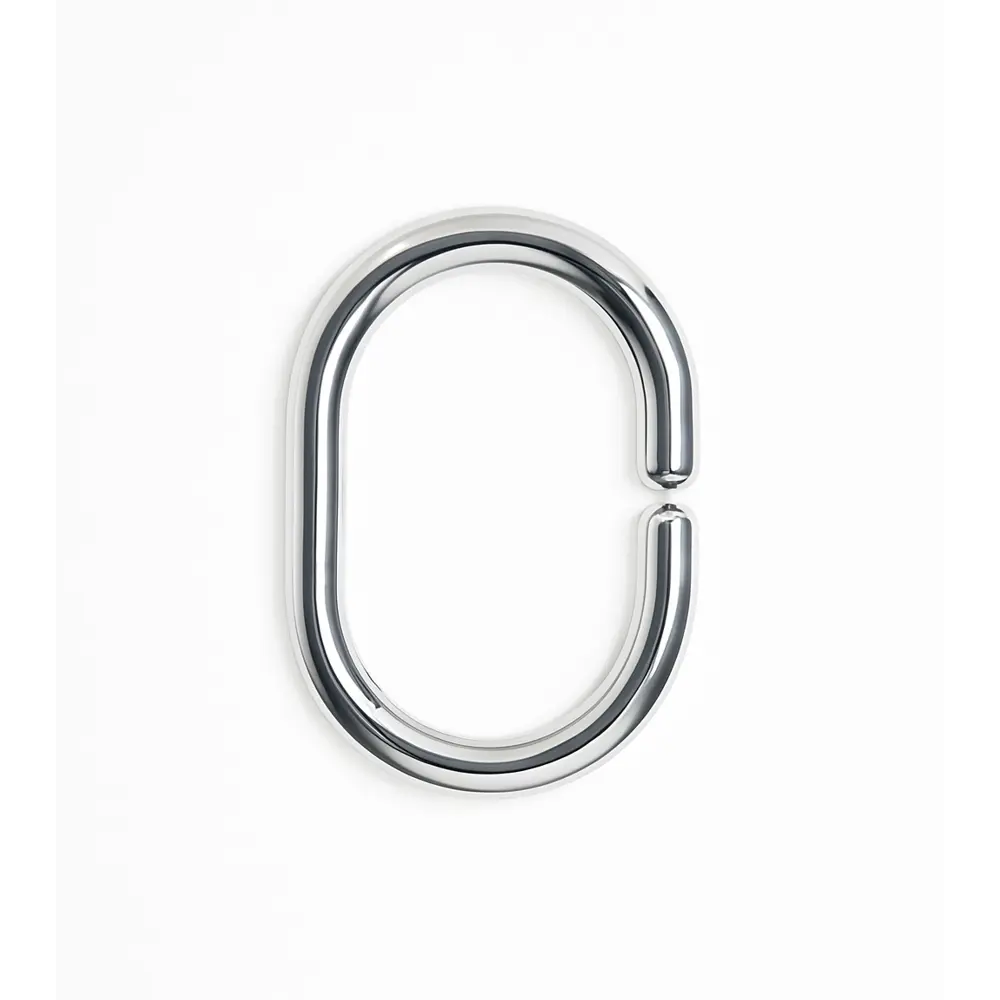 Кольца для шторы в ванную Primanova цвет хром 12 шт STLM-2162197