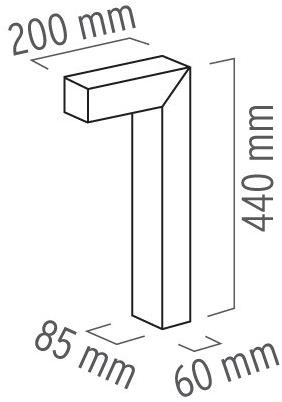 Flos Светодиодный столбик из литого алюминия Outdoor collection - bollard sun-id-1426472 - Вид №8