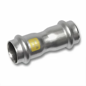 61727076 SANHA 17270 пр.-фит. газ, нерж.сталь, муфта ВПр-ВПр 76,1 мм