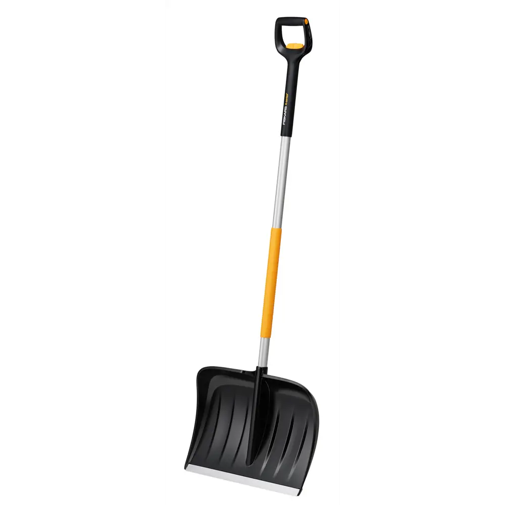 Лопата для уборки снега Fiskars X-series 52x143 см пластик с черенком STLM-2085716 - Вид №1