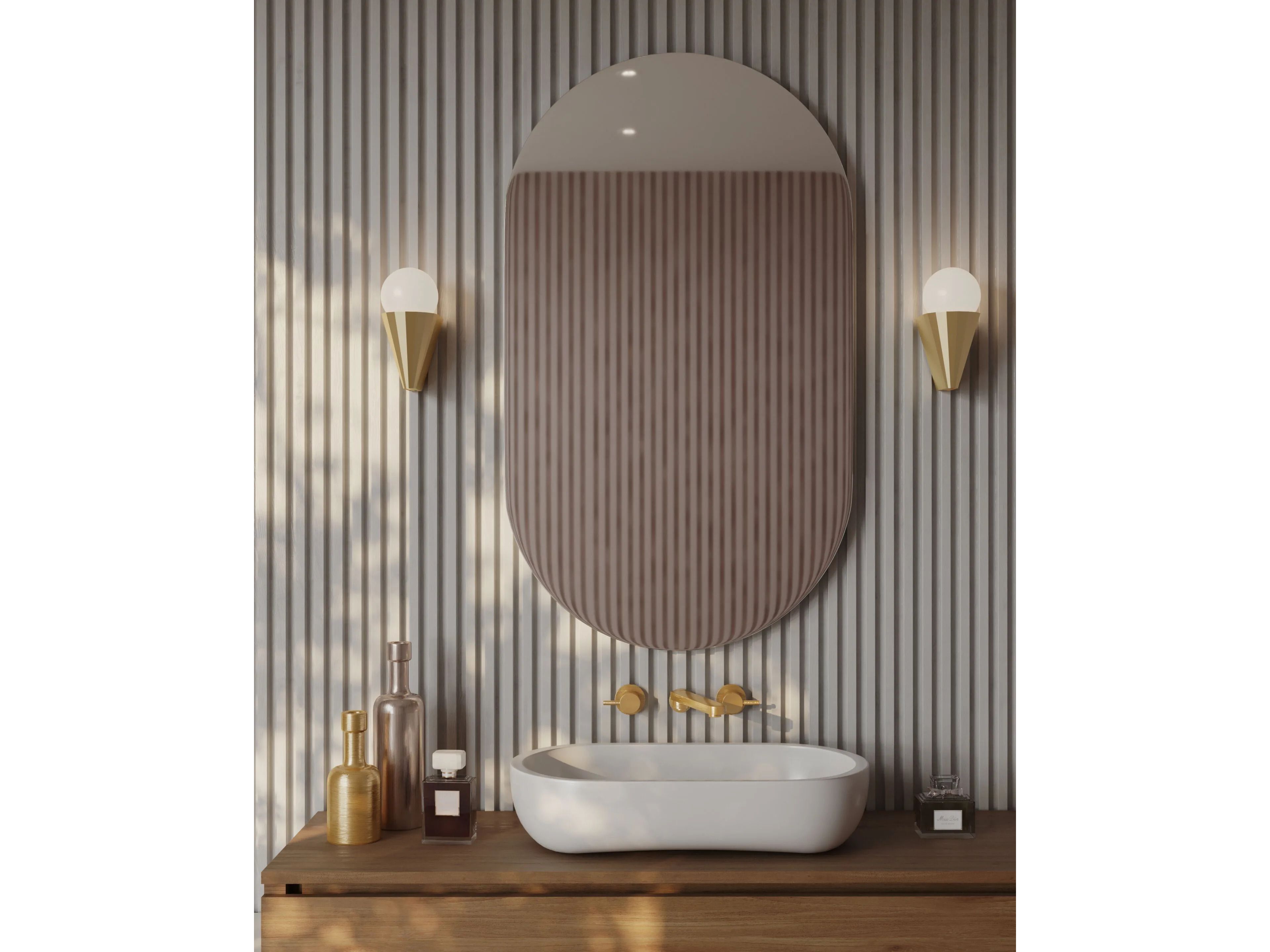 Латунный светодиодный настенный светильник CVL Luminaires Cornet ARCH-00043979 - Вид №3