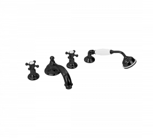 Gentry Home Центр смесителя для раковины до центра два отверстия под смеситель мм Antique Темный никель GH102574