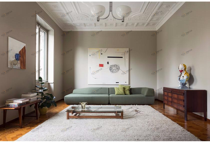 Minimomassimo Мягкий диван из ткани sun-id-1396942