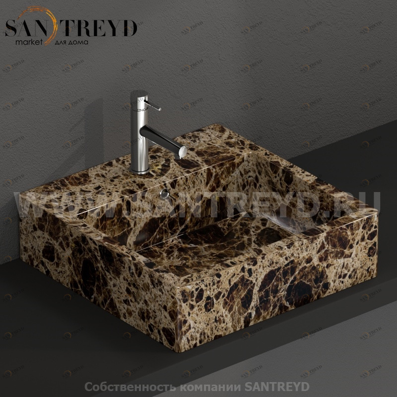 SCQ51PM Подвесная раковина настенная прямоугольная Ceramica Globo 