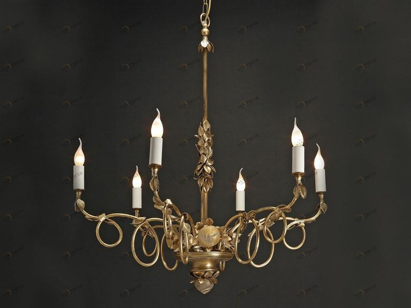 OFFICINACIANI Люстра из железа и стекла непрямого света  Hl1049ch-6 