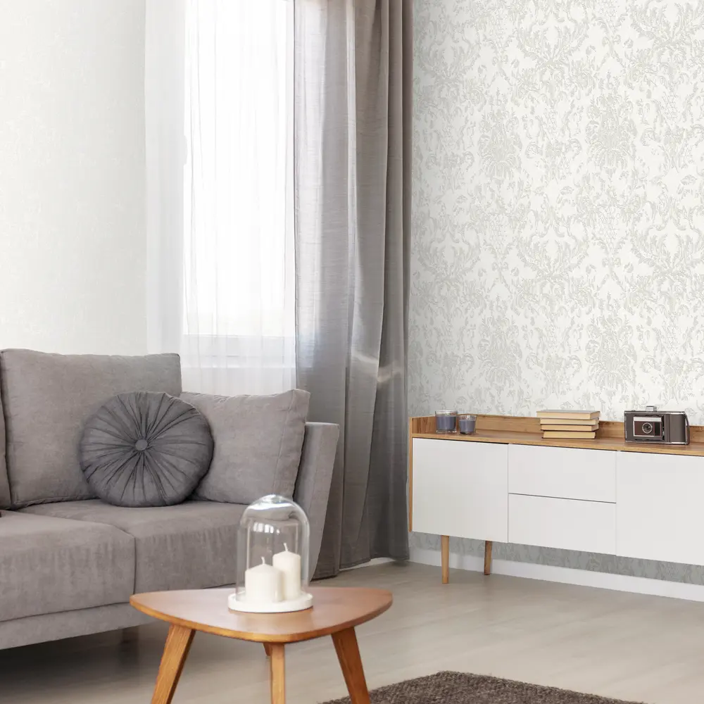 Обои флизелиновые Ateliero Azzurro бежевые 1.06 м AT281312 STLM-2043880 - Вид №3