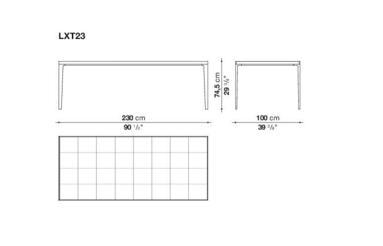 Деревянный прямоугольный обеденный стол Maxalto ARCH-00069360 - Вид №4
