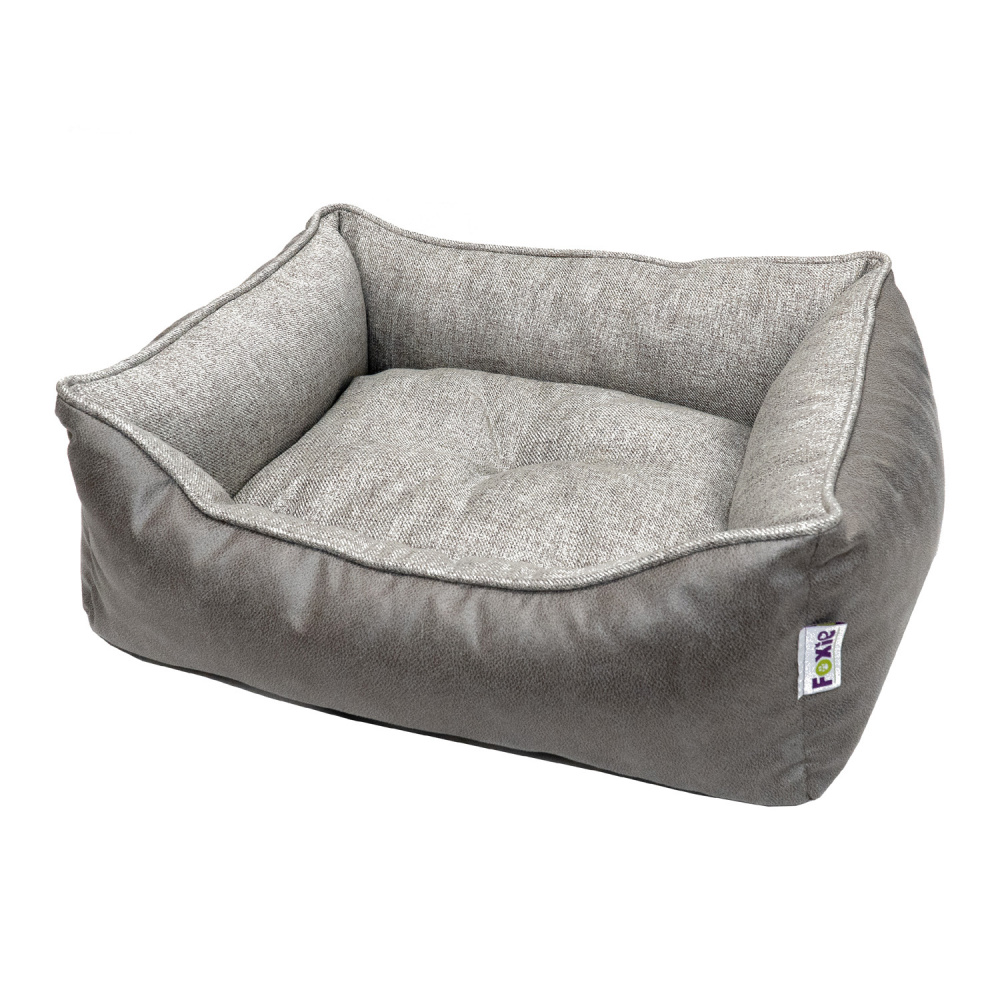 ПР0056981 Лежак для животных Colour 52x41х10см серый Foxie 