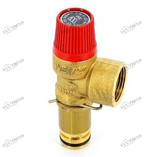 Предохранительный клапан WATTS SVPF/E30 1/2"х3/4" 3 bar для группы безопасности 10004646