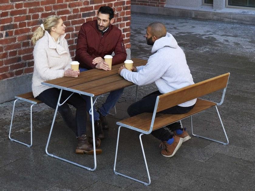 VESTRE Скамья из стали и дерева со спинкой April go sun-id-1474803 - Вид №7