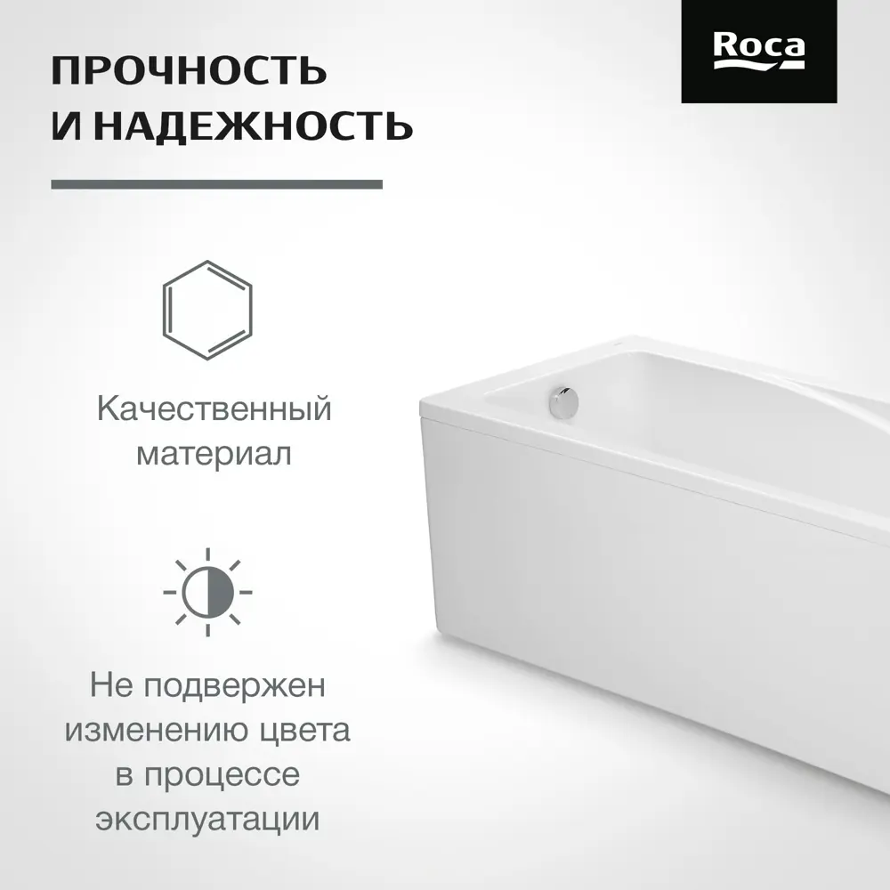 Панель фронтальная Roca Hall 170x75 см STLM-2145482 - Вид №2