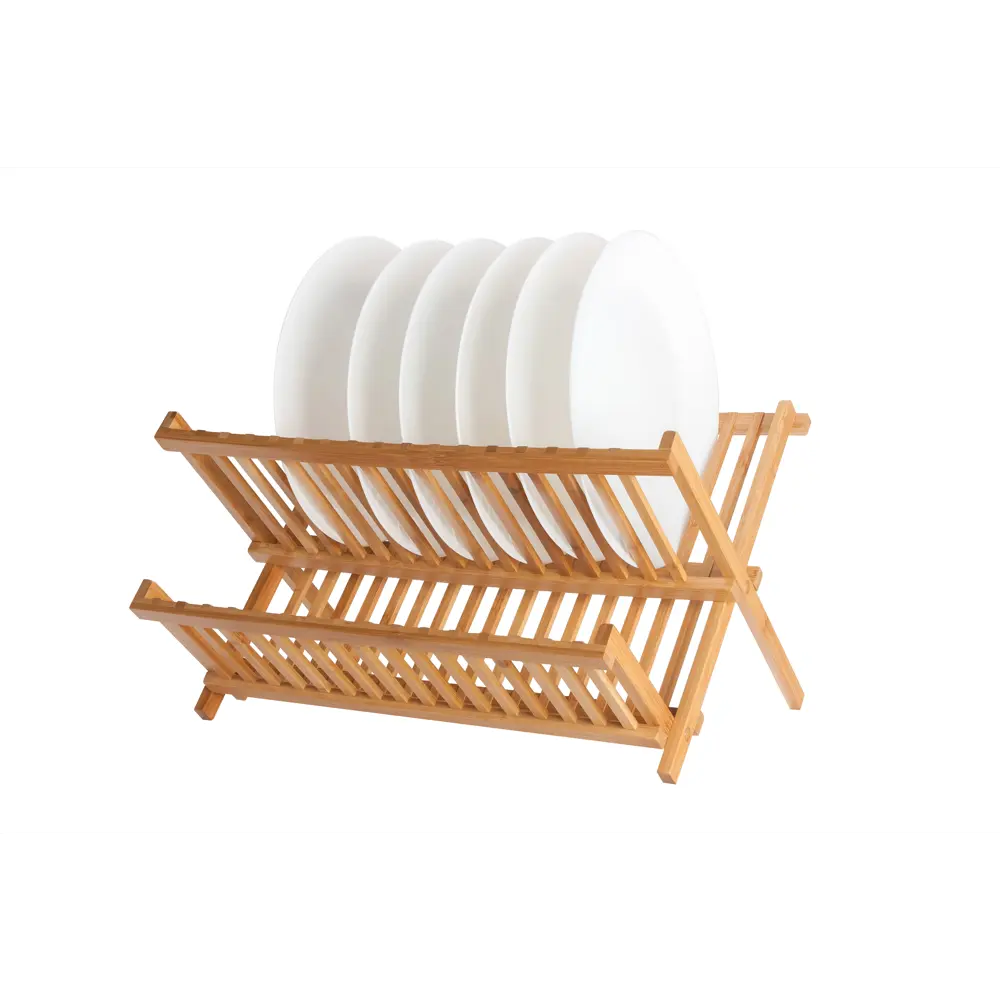 Сушилка для посуды BAO 44.5x40x26 см бамбук Santreyd STLM-2051699 - Вид №9