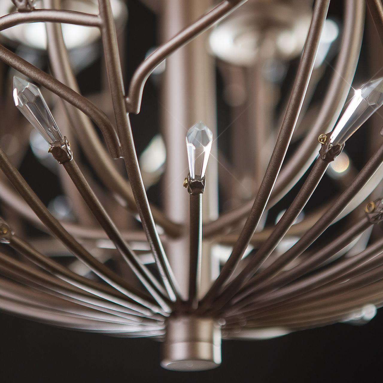 Подвесная люстра Bogates Forum 297/6 Strotskis BOGATES ДИЗАЙНЕРСКИЕ, FORUM 187589 Золотой  - Вид №2