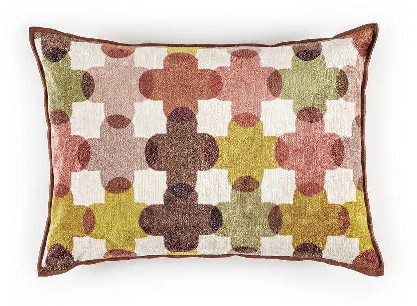 Élitis Подушка из бархата с рисунком sun-id-1472911 - Вид №5