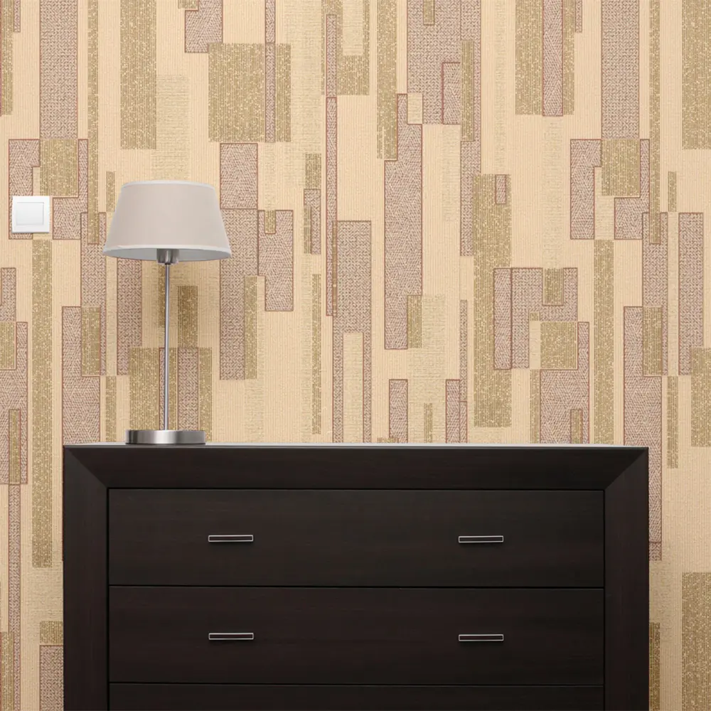 Обои флизелиновые Palitra Home Cascade бежевые 1.06 м 319-22 STLM-2012018 - Вид №3