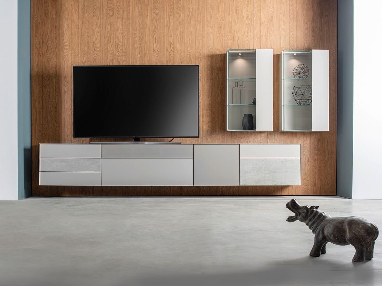 Стена установленная оборудованная стена Sudbrock Möbelhandwerk куб ARCH-00142176 - Вид №1