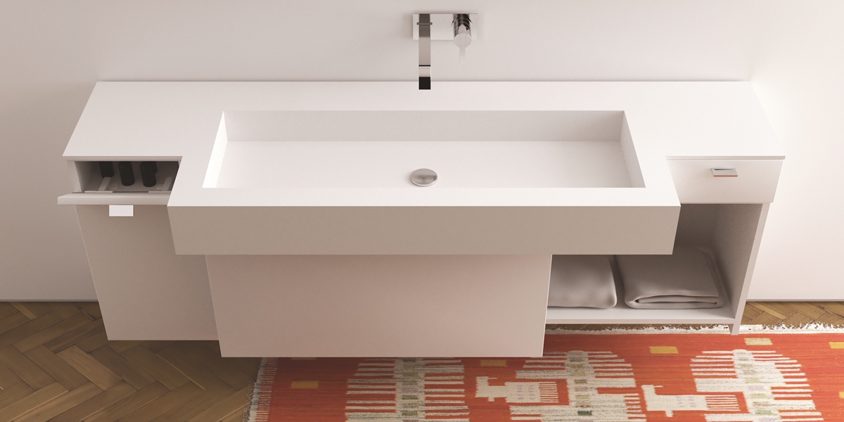 PS030214060 Накладная раковина под столешницу  овальная MOMA Design Planar System - Вид №1