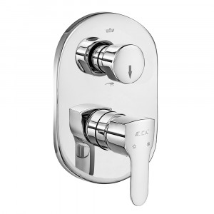 102167209-ede  Смеситель для ванны / душа скрытого монтажа Star, устанавливаемый на поверхность - 2 способа