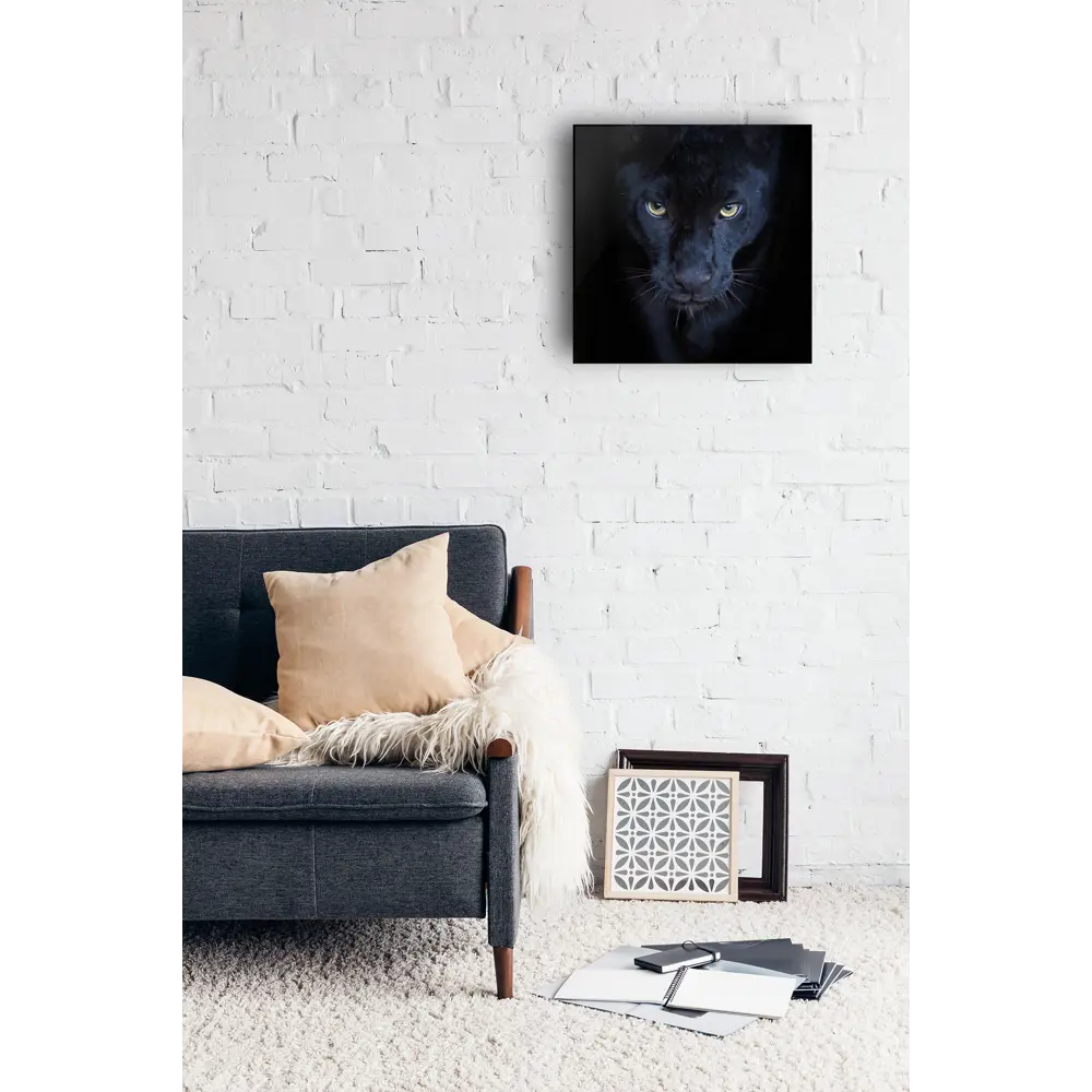 Картина на стекле Элегант пантера 40x40 см 82242425 STLM-2171820 ARTABOSKO  - Вид №4