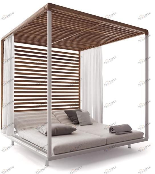 TRIBÙ Деревянная грядка с балдахином Pavilion sun-id-1479731