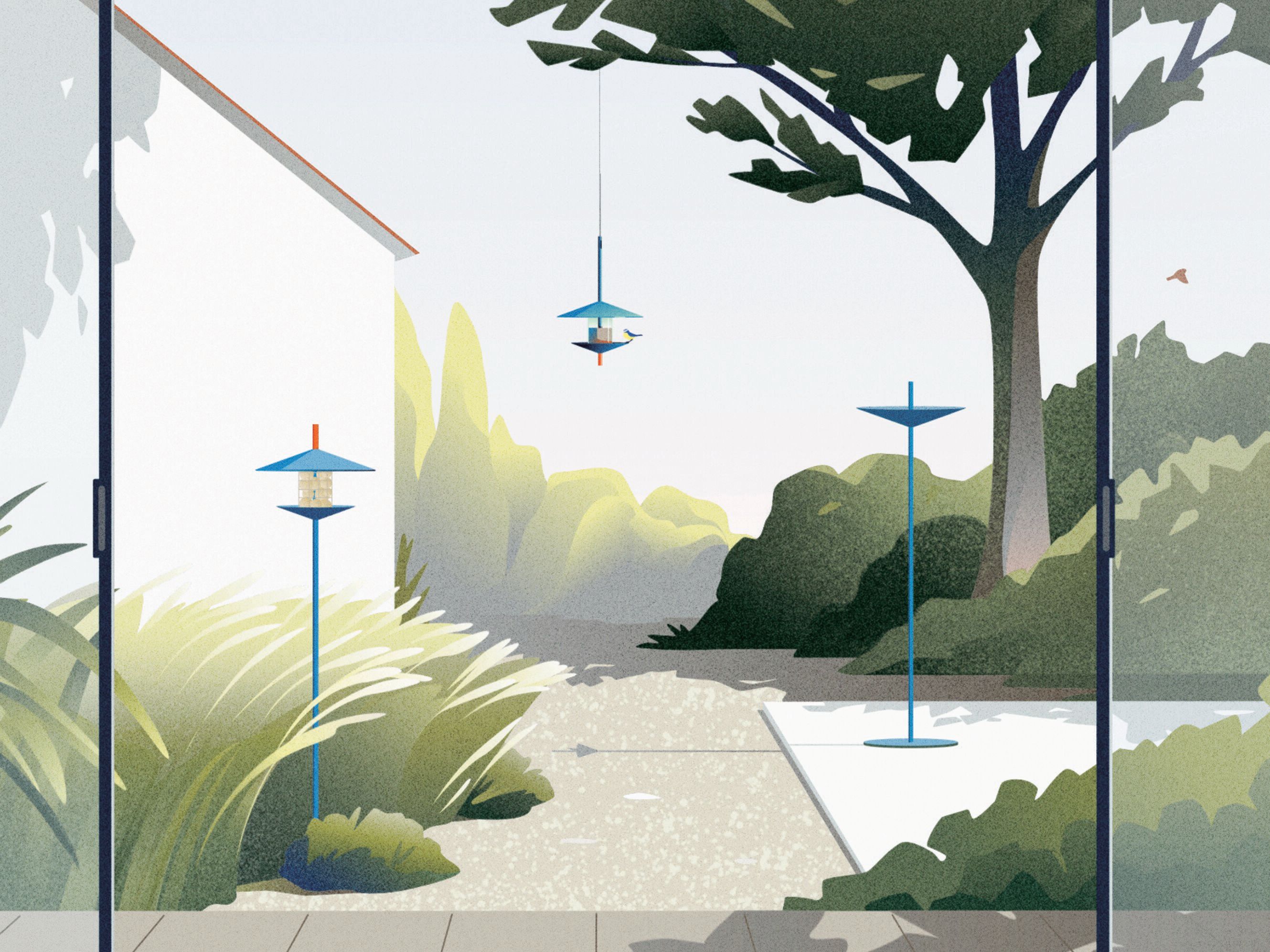 Кормушка для птиц из алюминия Danese Milano Ori ARCH-00121564 - Вид №2