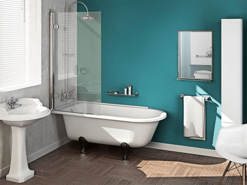 Ванна акриловая Hampton левосторонняя с ножками L2B Hampton Burlington E13, L2B - Вид №1