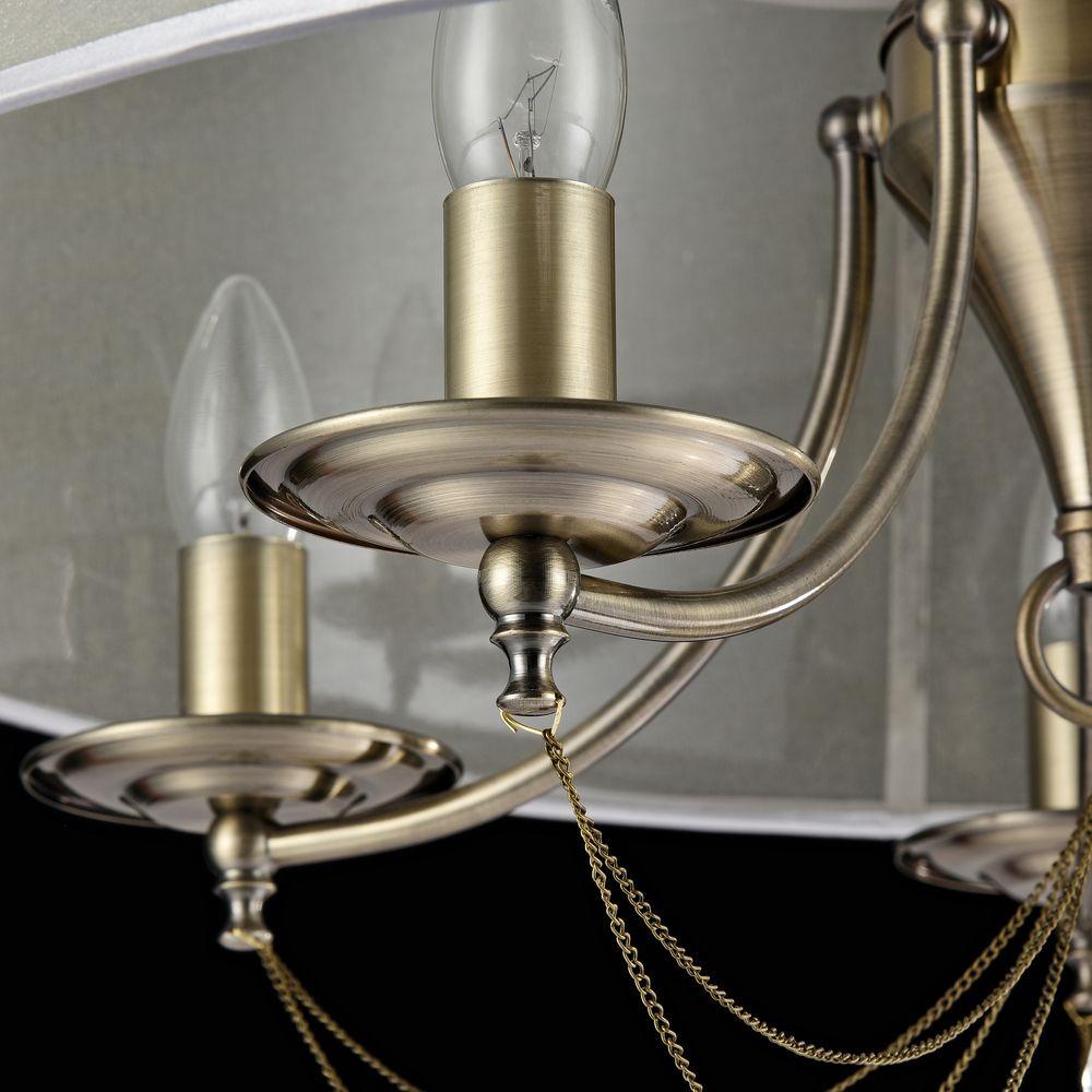 Подвесная люстра Freya Garcia FR2908-PL-05C-BZ FREYA GARCIA 186733 Белый  - Вид №3